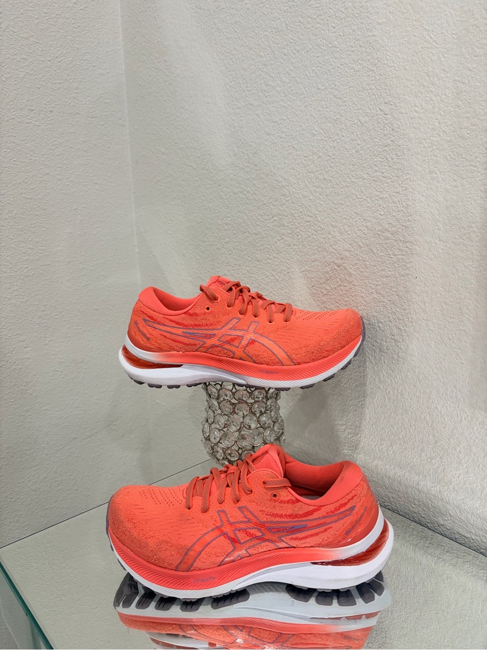 ASICS Women's Coral/Pink Lightweight Running Shoes